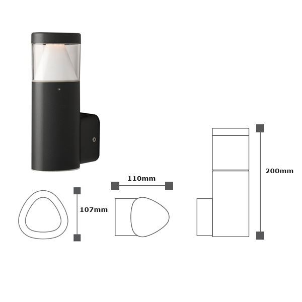 Outdoor Lantern Wall Light