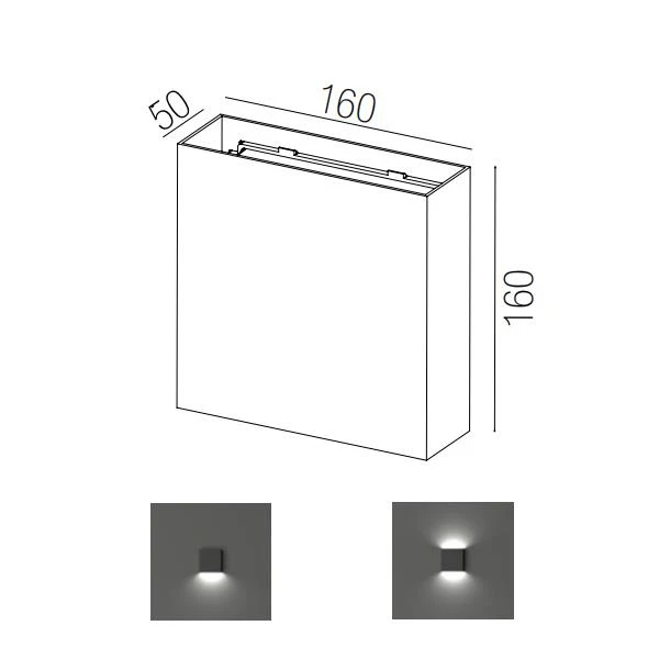 Wall Light Up Or Down 8W